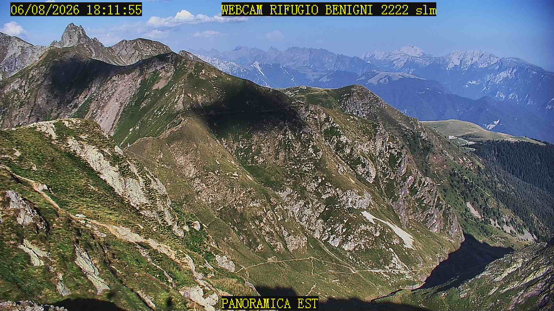 Panoramica Est dal Rifugio Benigni