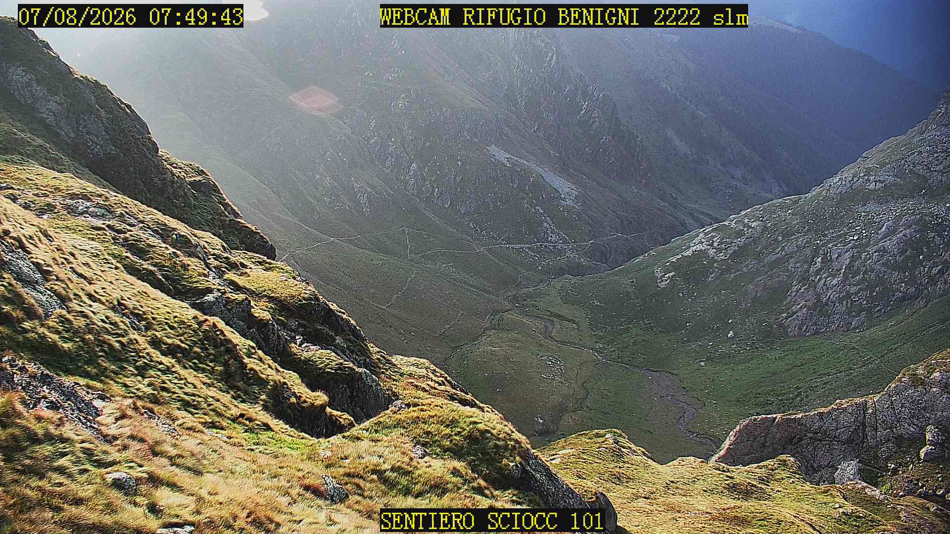 Vista sul Sentiero Sciocc 101
