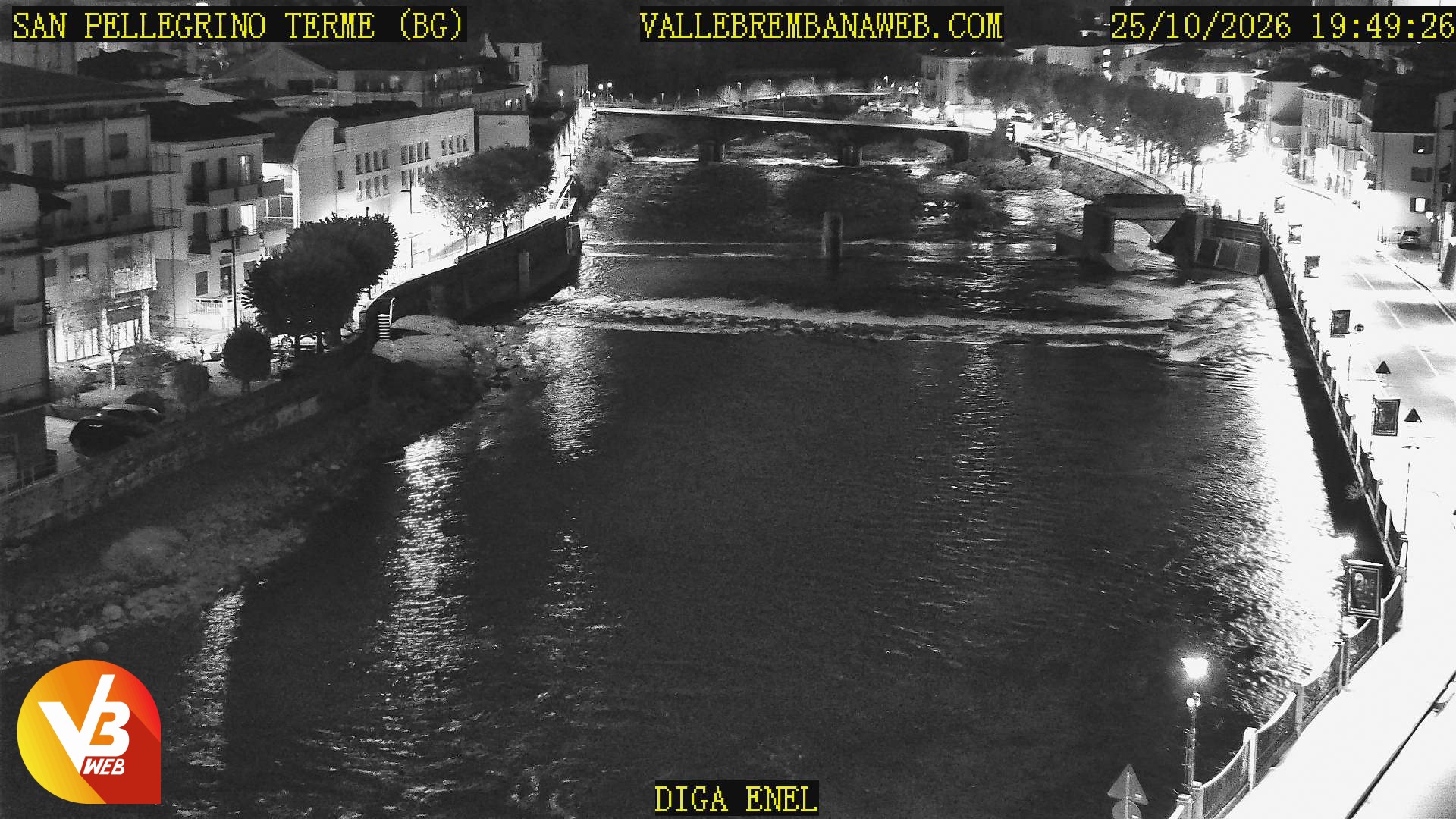 Vista sulla Diga Enel di San Pellegrino Terme