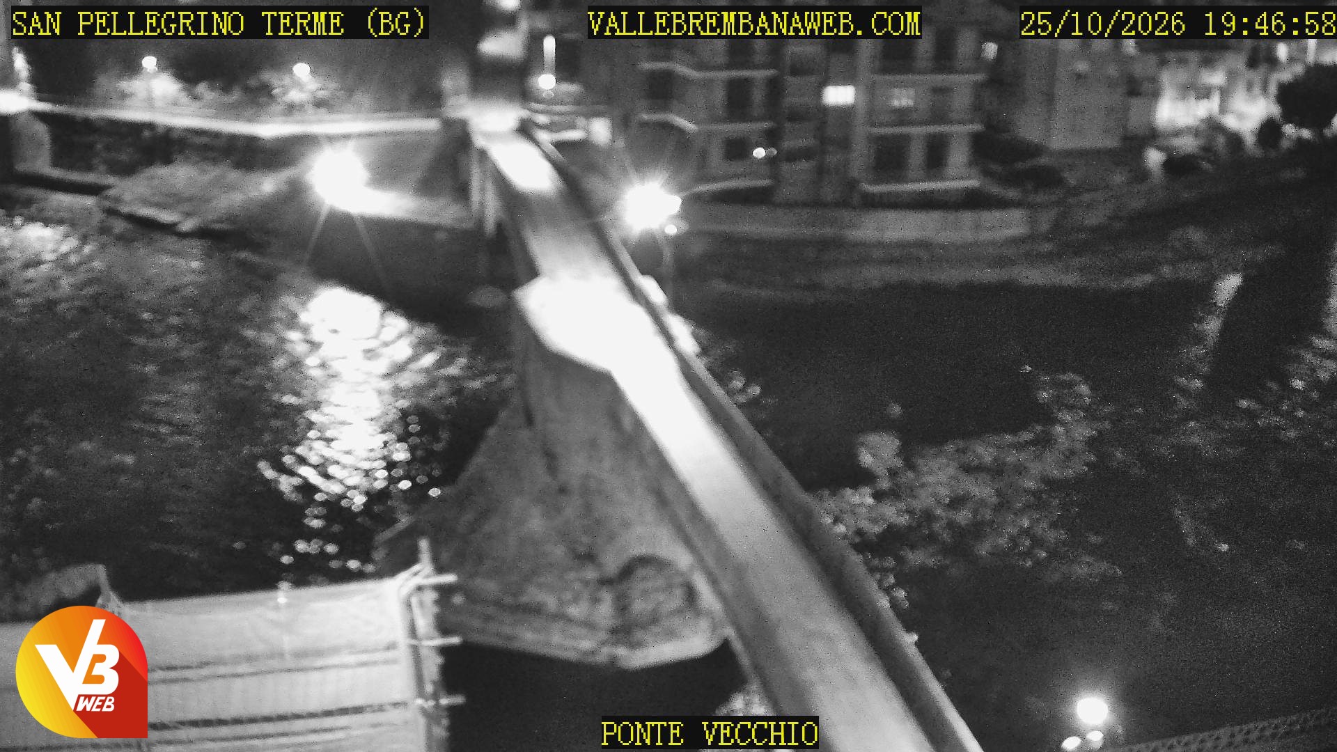 Vista sul Ponte Vecchio di San Pellegrino Terme