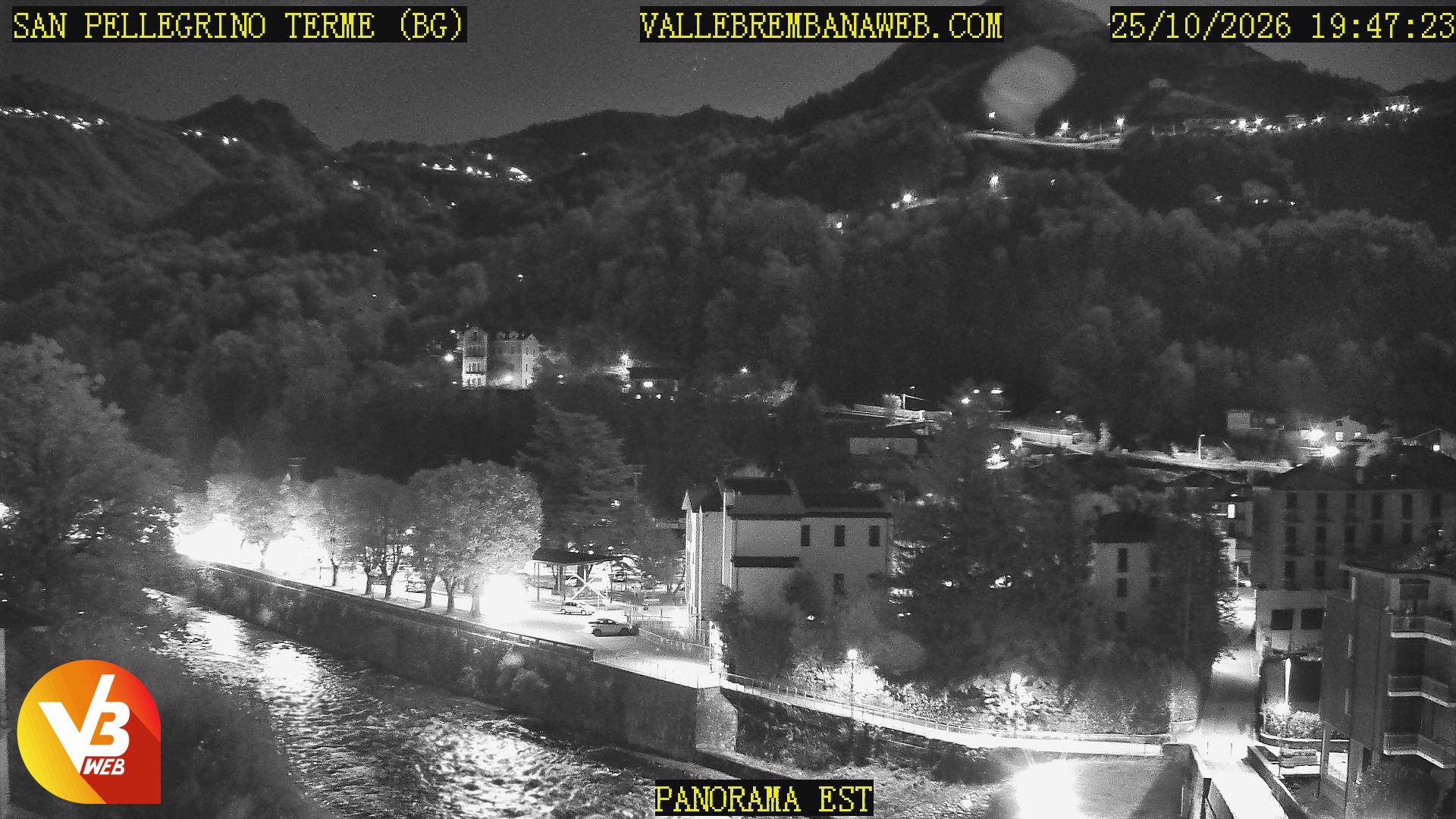 Panorama verso Est da San Pellegrino Terme