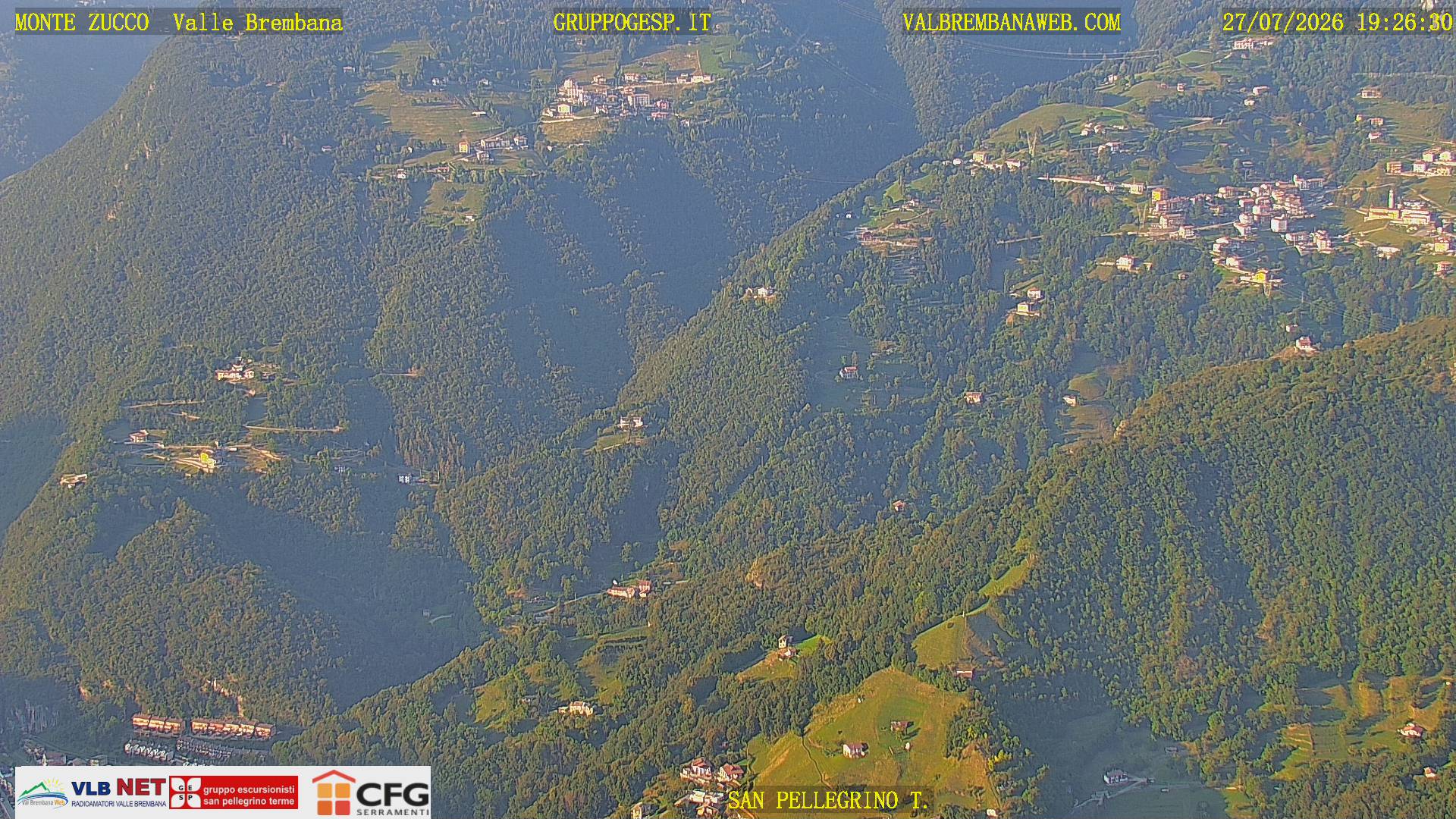 Webcam Monte Zucco – Panoramica su San Pellegrino Terme