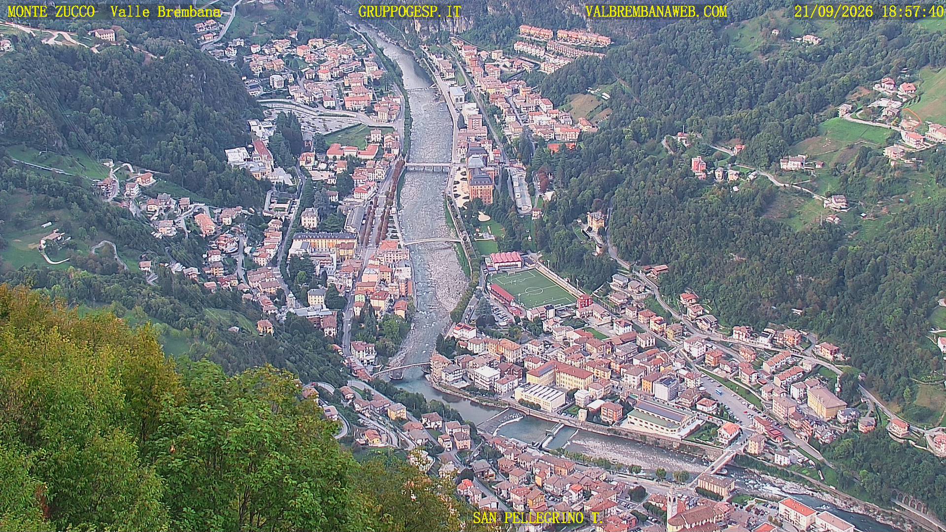 Panoramica su San Pellegrino Terme