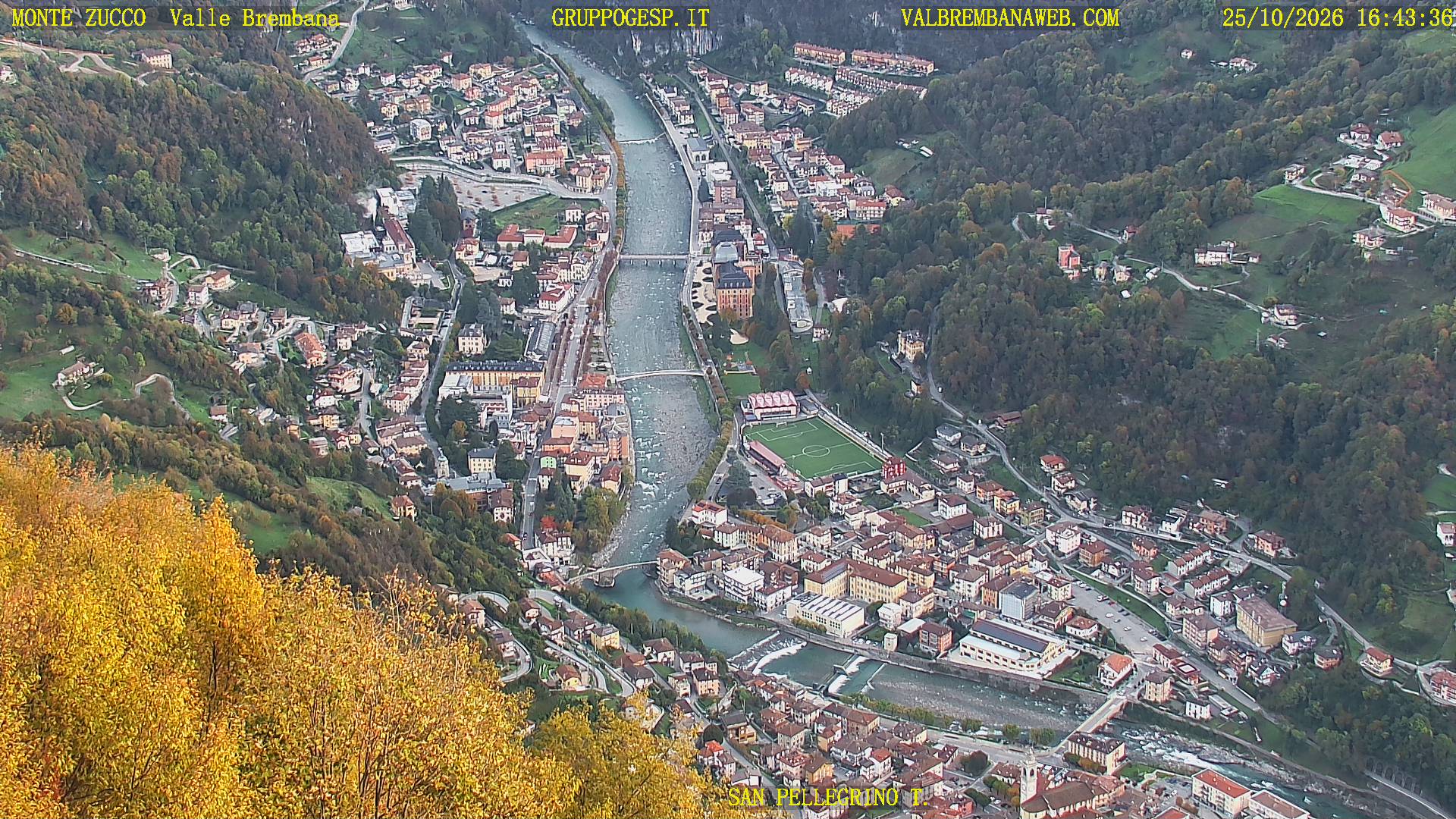 Vista panoramica su San Pellegrino Terme