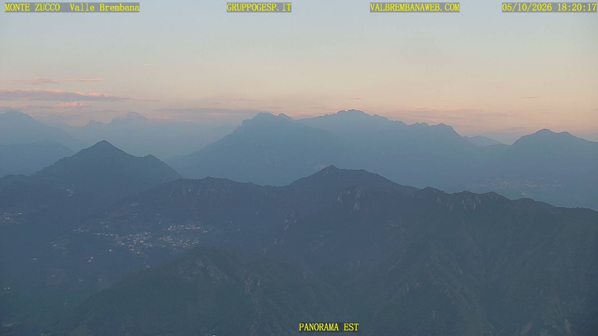 Panoramica sulle Orobie verso est