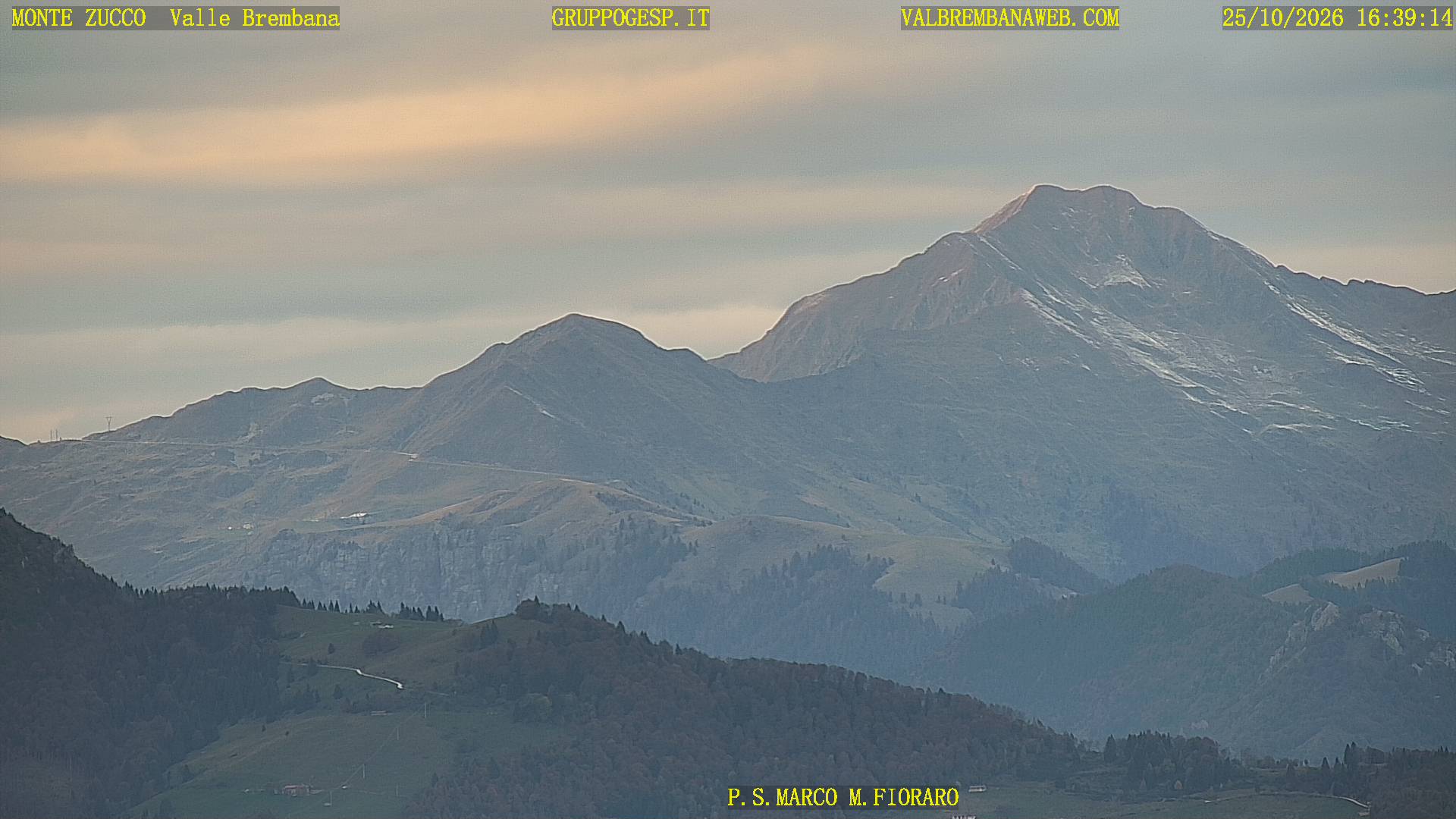 Vista verso il Passo San Marco e il Monte Fioraro