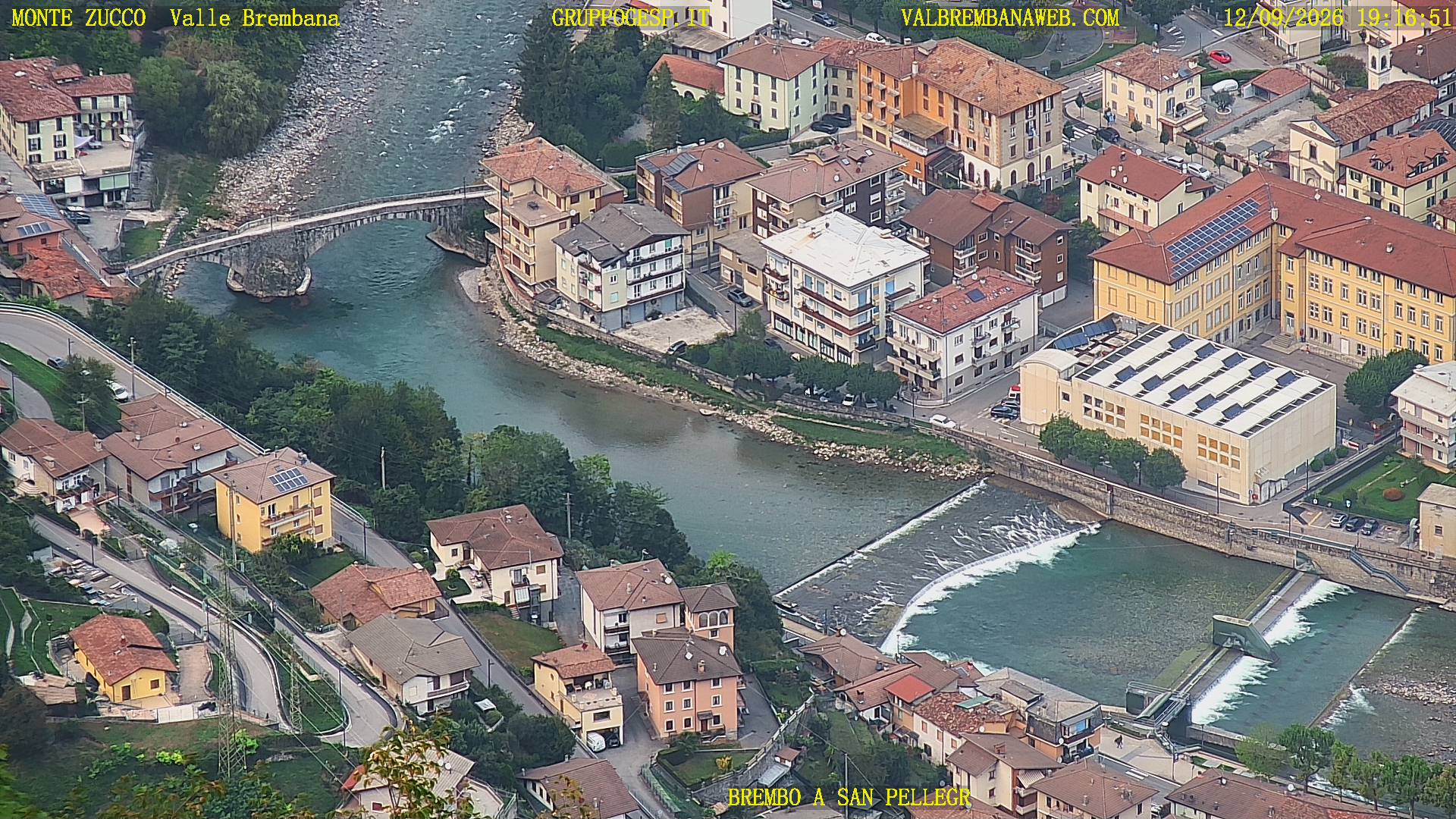 Fiume Brembo a San Pellegrino